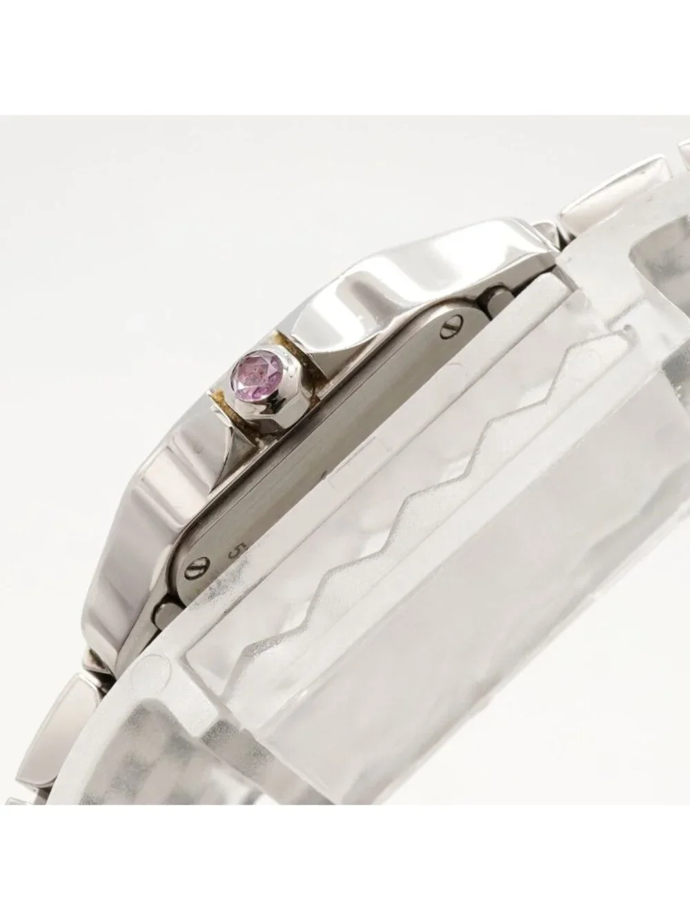 Cartier Santos Demoiselle SM Pink Dial Watch